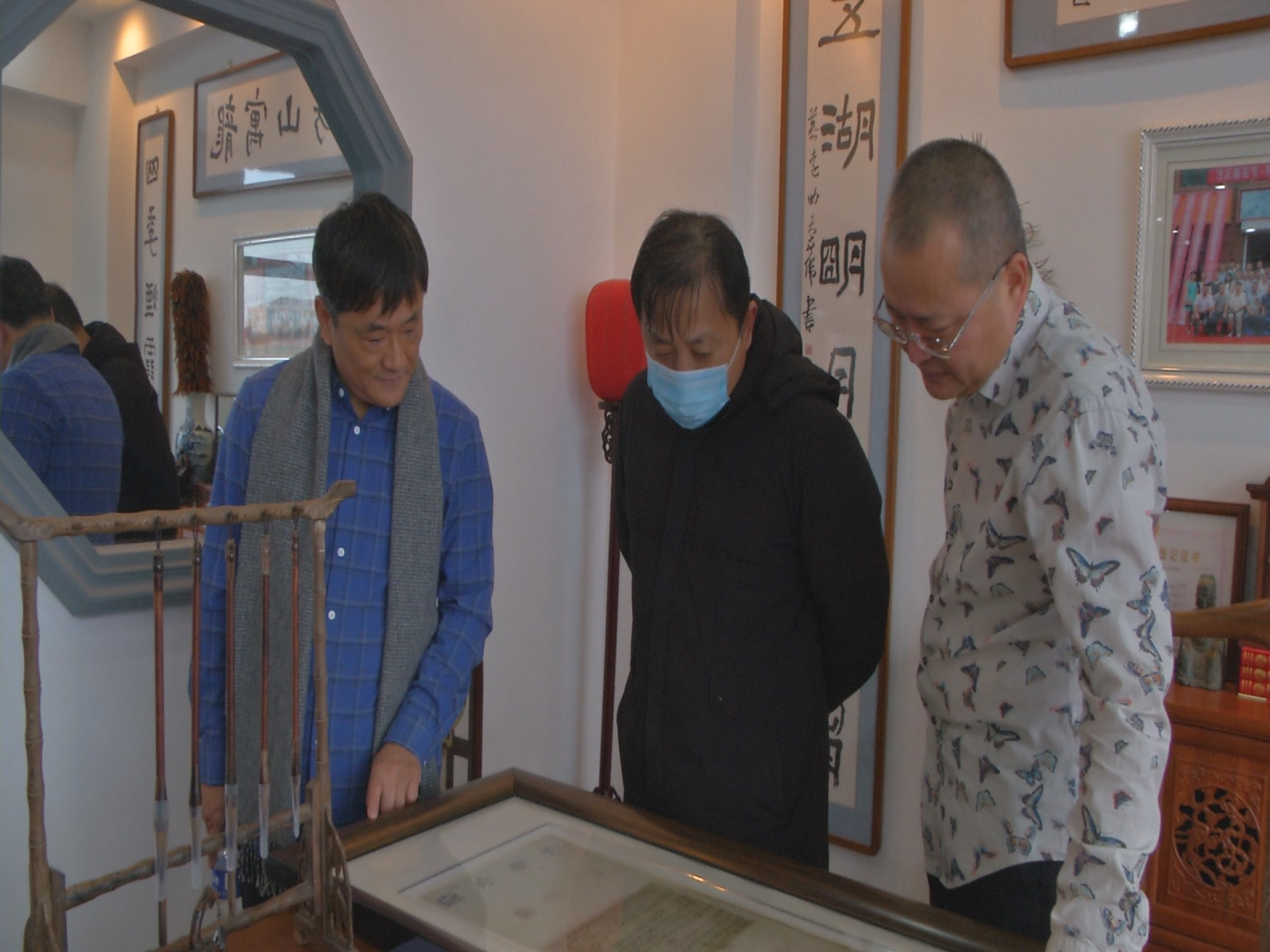我县决战决胜脱贫攻坚主题书画展举行