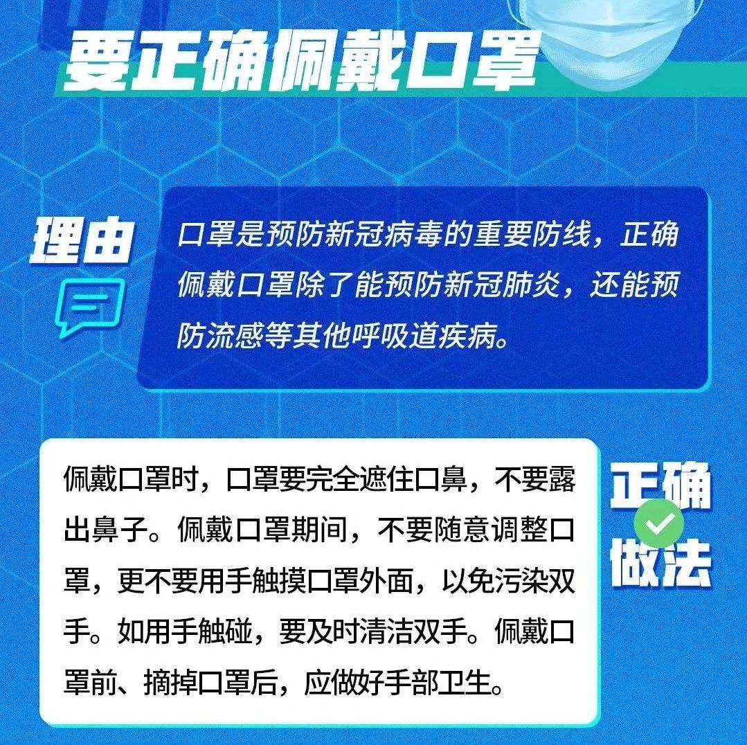 做好疫情防控，良好习惯要保持！