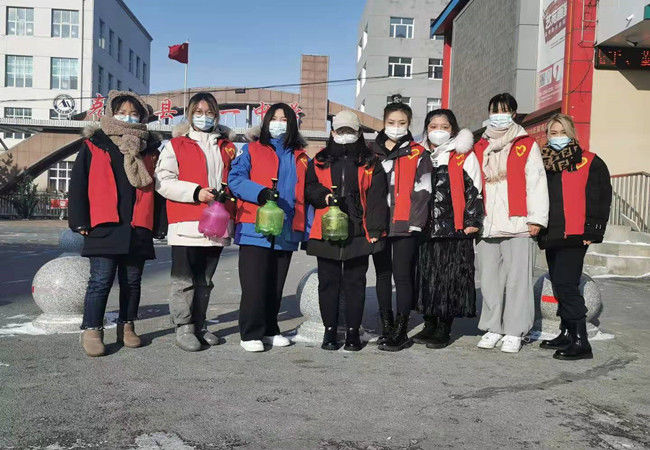 克东县巾帼志愿服务队 筑牢疫情防控“安全线”