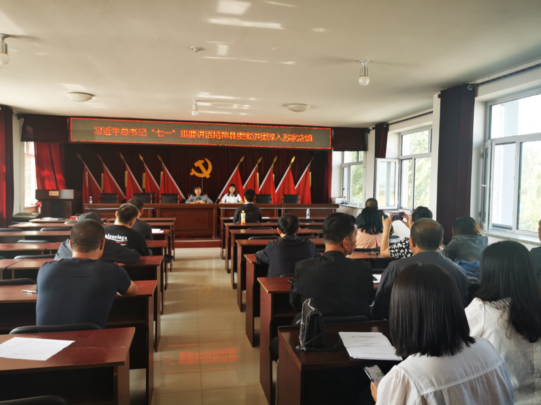 【学习贯彻习近平总书记“七一”重要讲话精神——我们在行动】县委宣讲团走进桦川县苏家店镇党委