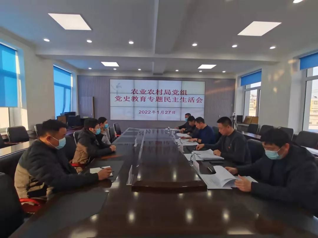我县各党委（党组）纷纷召开党史学习教育专题民主生活会