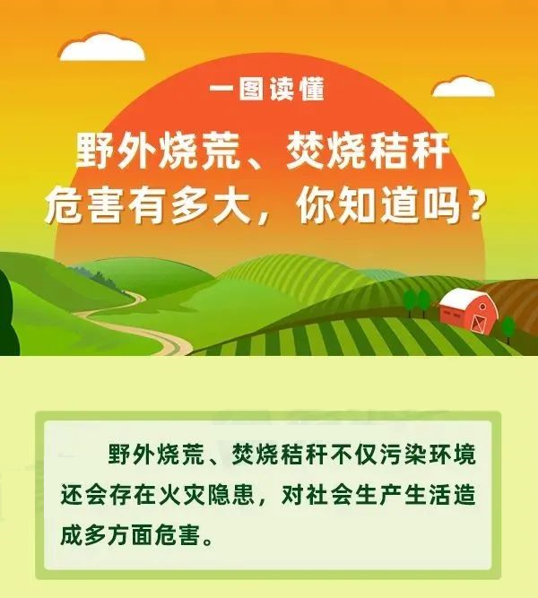 秸秆禁烧丨秸秆焚烧 野外烧荒、焚烧秸秆，危害有多大，你知道吗？