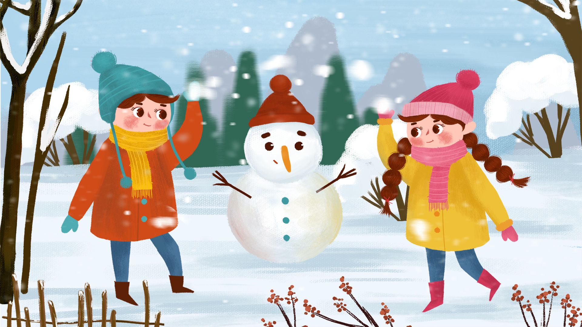 赏冰乐雪｜堆雪人打雪仗