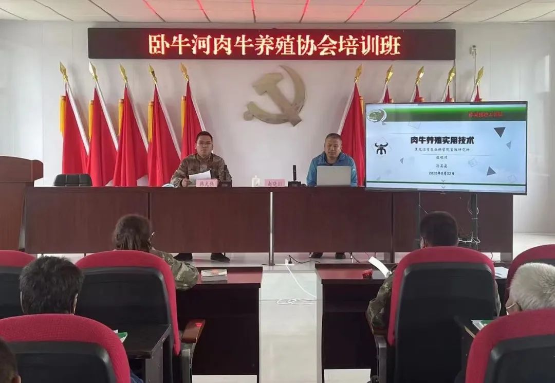 孙吴县卧牛河乡举办肉牛养殖协会培训班