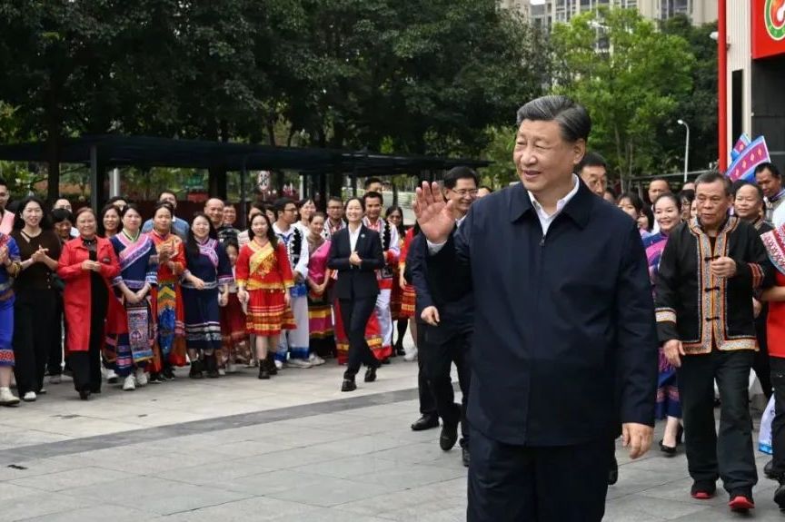 习近平在广西南宁市考察调研