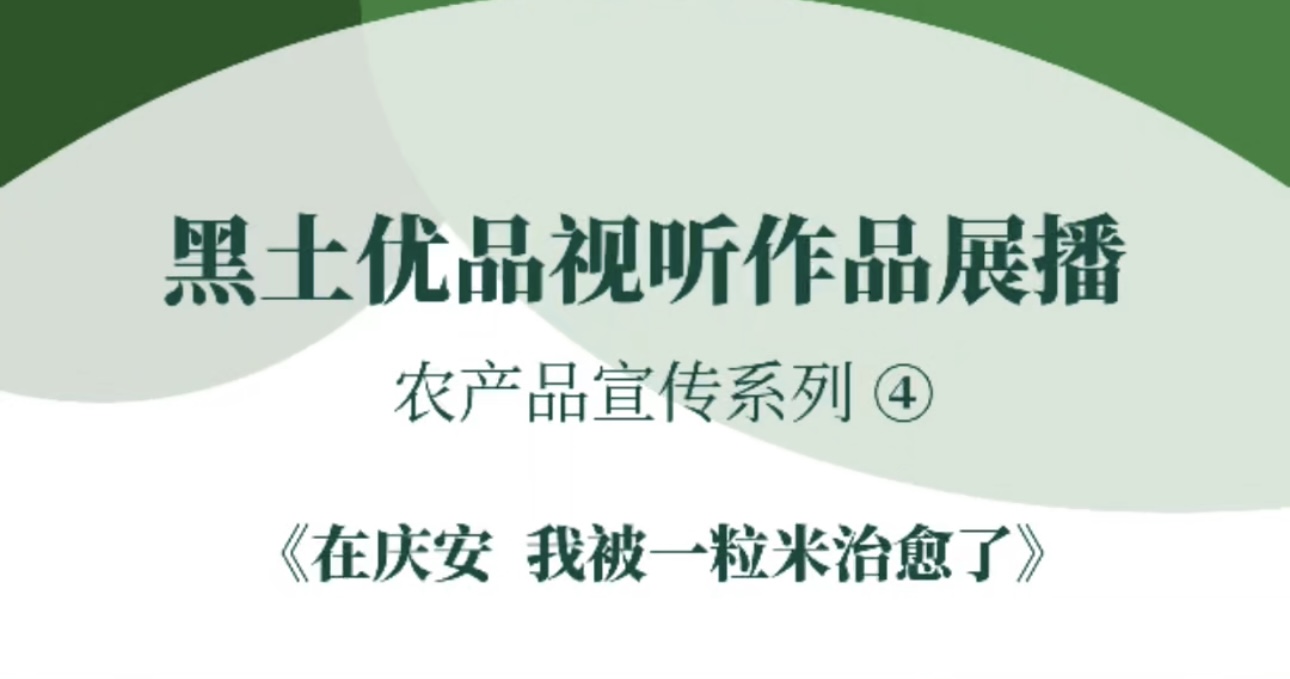 “黑土优品”视听作品征集展播庆安县融媒体中心《在庆安，我被一粒米治愈了》#黑土优品