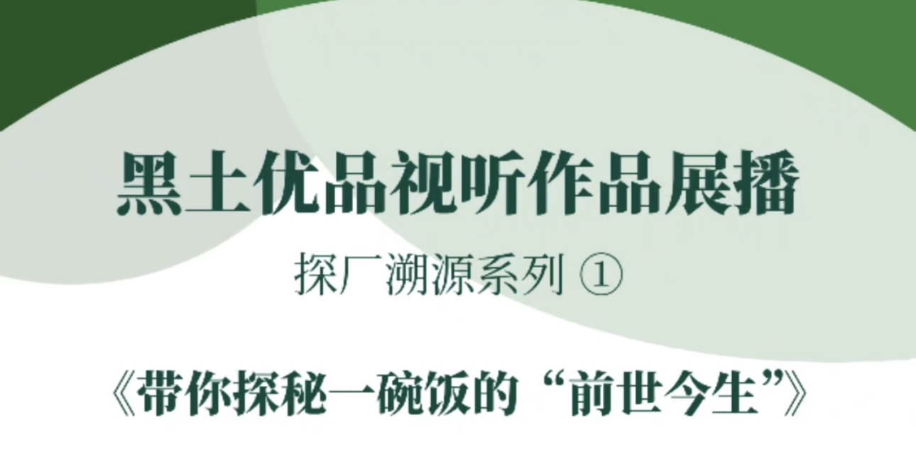 “黑土优品”视听作品征集展播汤原县融媒体中心《带你探秘一碗饭的“前世今生”》#黑土优品