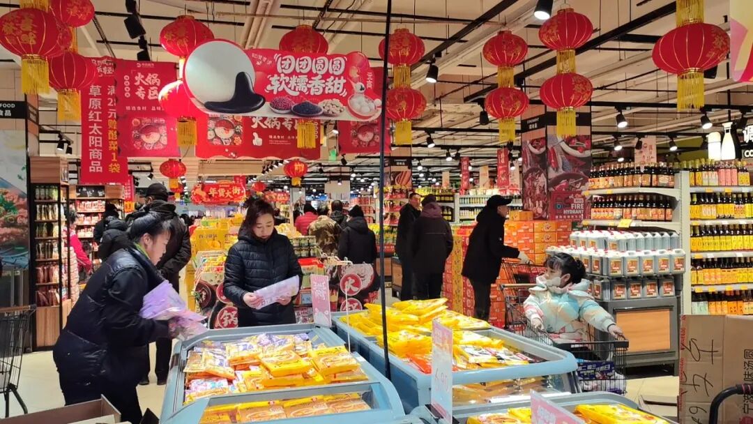 克东：元宵市场供销两旺 团圆滋味满全城